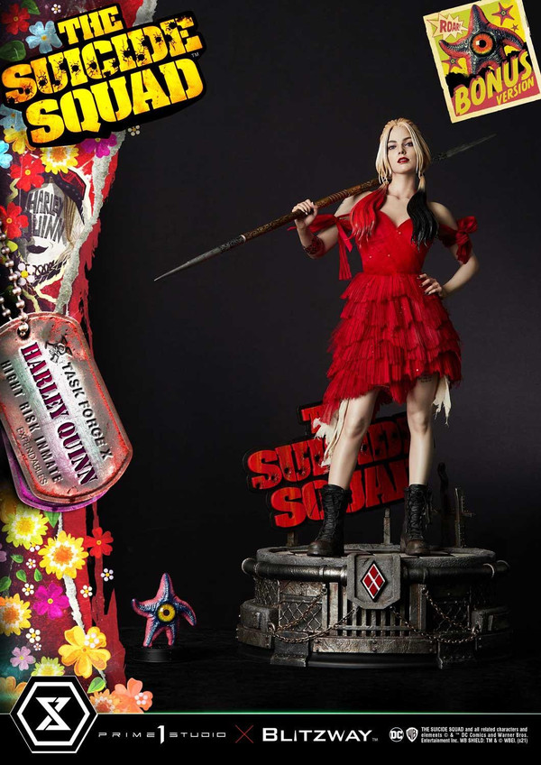 Harley Quinn, Starro (Bonus), The Suicide Squad, Blitzway, Prime 1 Studio, Pre-Painted, 1/3, 4580708036618